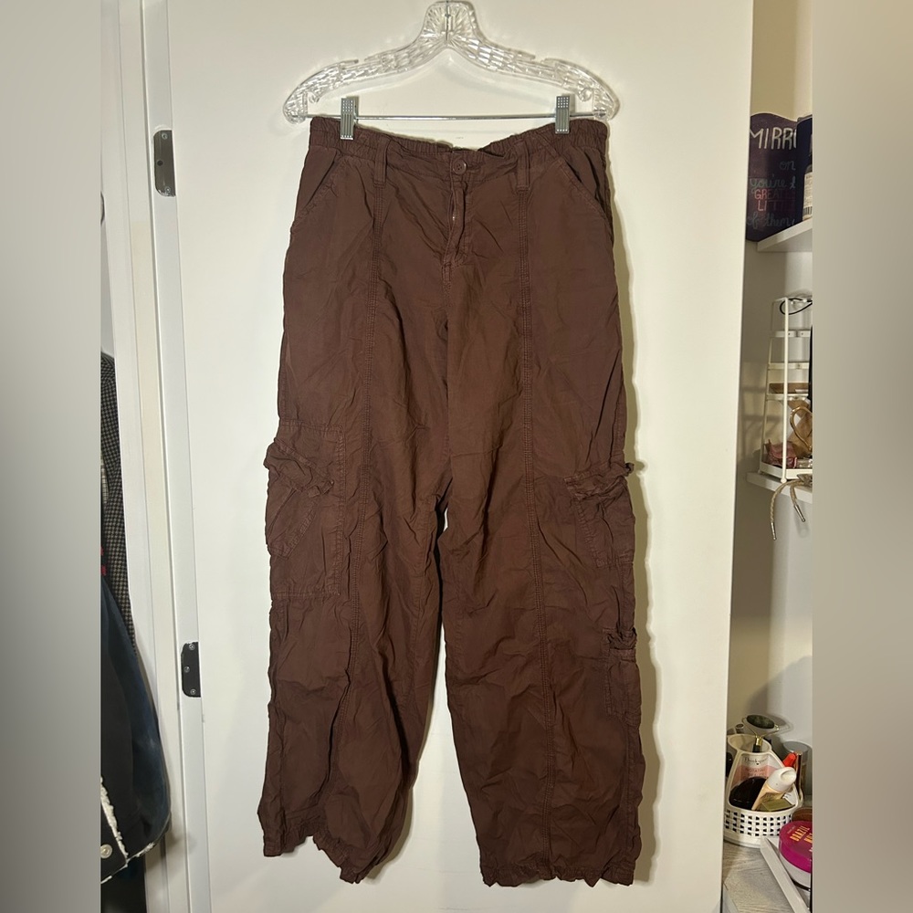 Brown Urban Outfitters BDG y2k cargo pants
